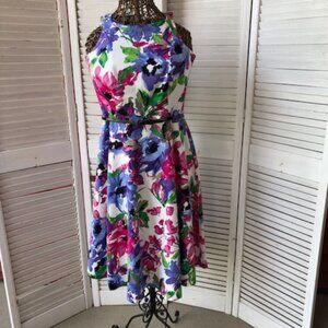 Kasper floral dress, size 6